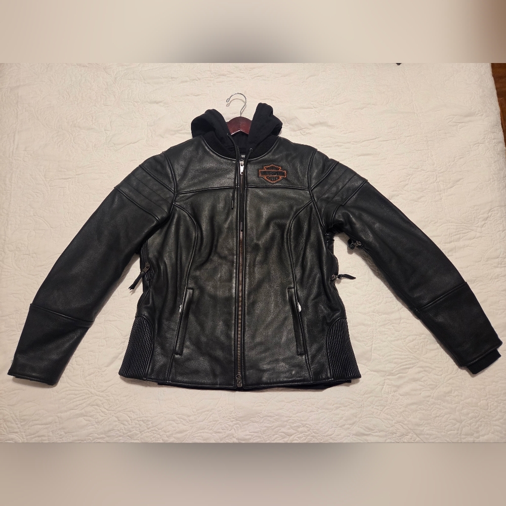 Harley-Davidson Women’s Enthusiast 3-in-1 Leather Jacket (Large)